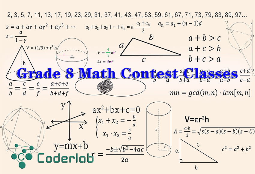 Grade 8 Math Contest Classes